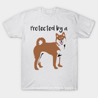 Protected by a Shiba Inu T-Shirt